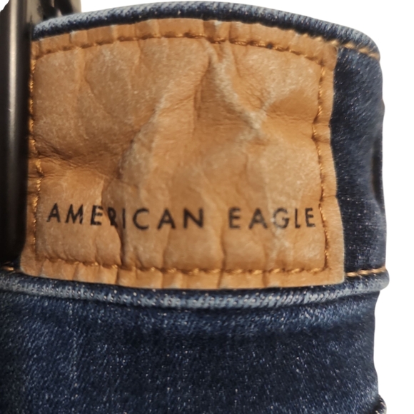 American Eagle Dark Blue NE(X)T Level Stretch Hi-Rise Jegging - Picture 5 of 8